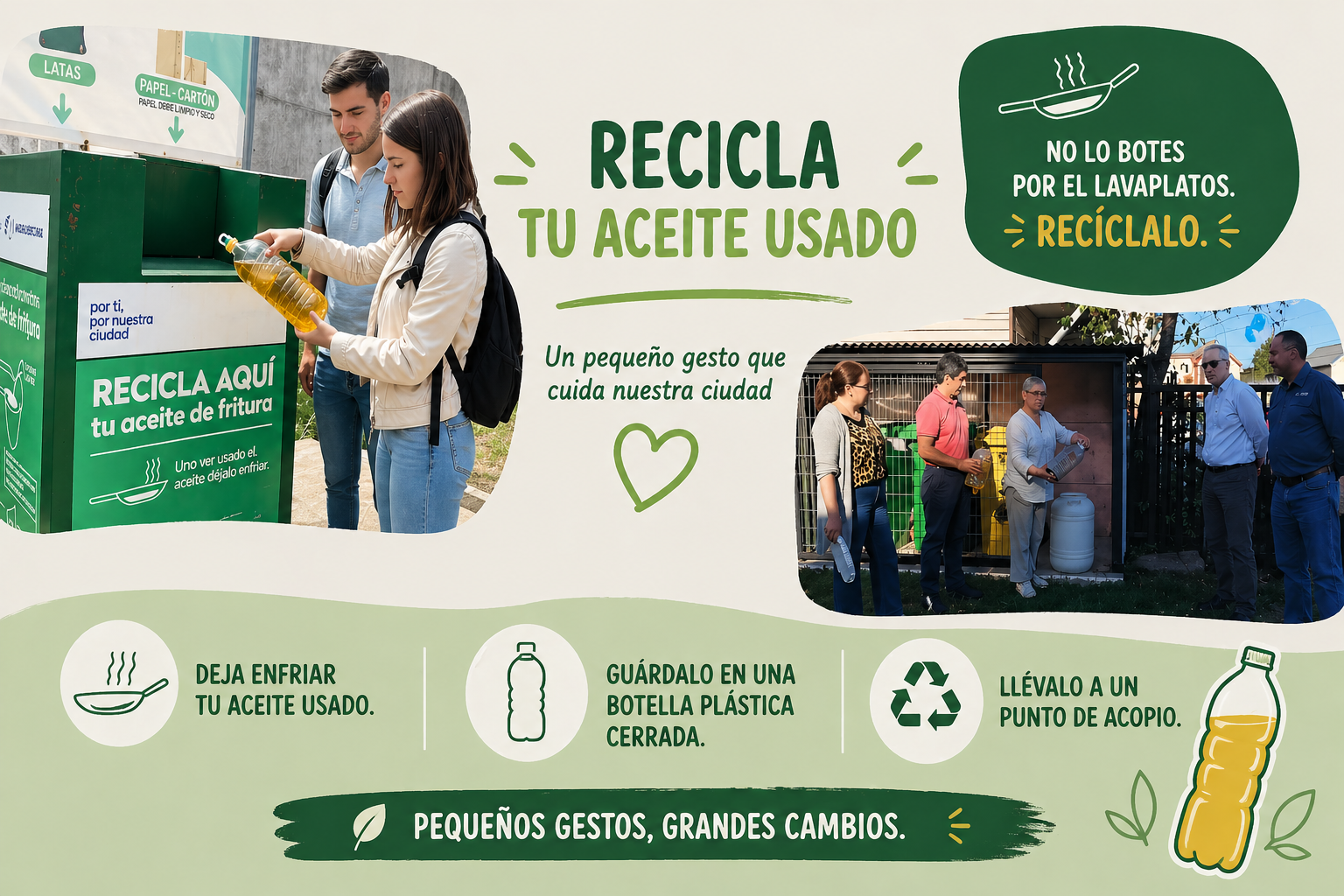 Reciclaje de aceites domésticos usados